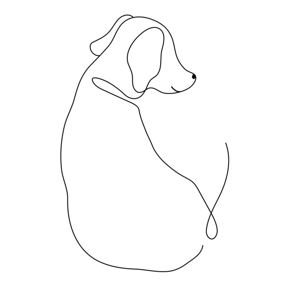 ✨NEW✨Original 8x10 Illustration Dog Art Print Un… - Picture 3 of 3